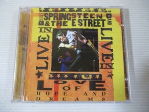 BT f4 送料無料◇BRUCE SPRINGSTEEN & THE E STREET BAND LOVE OF HOPE AND DREAMS　◇中古CD　