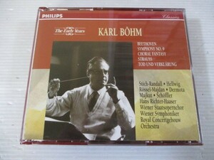 BT g2 送料無料◇KARL BOHM BEETHOVEN SYMPHONY NO.9 CHORAL FANTASY STRAUSS TOD UND VERKLARUNG　◇中古CD　