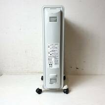 216＊中古品 DeLonghi デロンギ オイルヒーター H770812EFSN -GY 1200W 暖房 動作確認済み＊_画像3