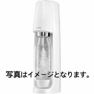 266＊新品 未使用 ソーダストリーム sodastream 白 spirit SSM1066 炭酸水 ガスシリンダー付き 現状品＊