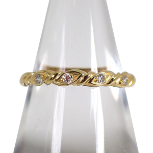 [ used ]NINA RICCI/ Nina Ricci K18 diamond ring 12 number [g210-87]