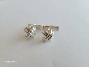 Tiffany Tiffany genuine article silver cuffs Cross 