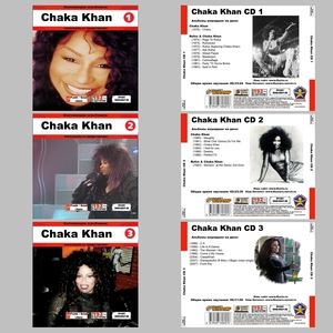 【スペシャル版】CHAKA KHAN CD1+2+3 超大全集 まとめて25アルバムMP3CD 3P⊿
