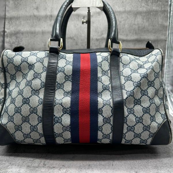 GUCCI グッチ　オールドグッチ　ミニボストン　シェリーライン　GG