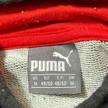 良品　PUMA　プーマ　ビッグプリント　プルオーバーパーカー　スウェットパーカー　フーディ　Hoodie　メンズ　Mサイズ　ダークグレー_画像5