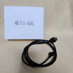 【0QJ1WF】Apple TV 4K 32GB A1842 本体 リモコン 電源ケーブル HDMIケーブル