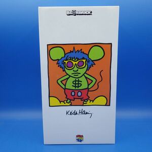 未開封　Keith Haring Andy Mouse BE@RBRICK 400%　メディコムトイ　キースヘリング　アンディマウス