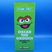 未開封　SESAME STREET OSCAR THE GROUCH COSTUME ver. BE@RBRICK 400%　メディコムトイ　セサミストリート　オスカー_画像3