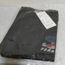 【タグ付き】Tシャツ　ferrari フェラーリ ライセンス契約品 ロゴ 馬　黒ロゴ　 tシャツ 　タグ付き　未使用　0123-B5-SA10_画像1