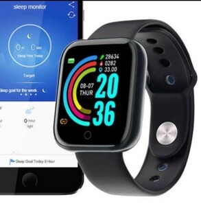 多機能 スマートウォッチ スポーツ Bluetooth smartwatch 心拍数 睡眠管理 心拍計 血圧計 活動量計 IP67 腕時計 iPad Android ブラック