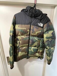 THE NORTH FACE ノースフェイス ダウンジャケットヌプシ　迷彩柄Lサイズ