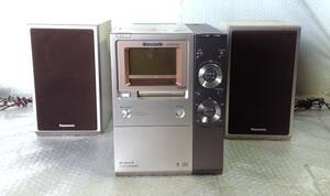 Panasonic Panasonic SD stereo system D-dock SA-PM770SD/SB-PM770 5CD changer system player electrification OK * present condition goods 