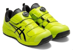 CP307BOA-300 27.5cm color ( neon lime * black ) Asics safety shoes new goods ( tax included )