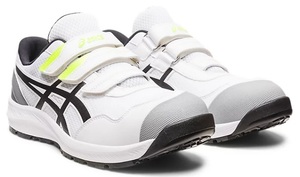 CP215-100 23.5cm color ( white * black ) Asics safety shoes new goods ( tax included )