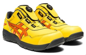 CP306BOA-750　25.5ｃｍ　カラー（ブライトイエロー*ハバネロ）　アシックス安全靴　新品（税込）