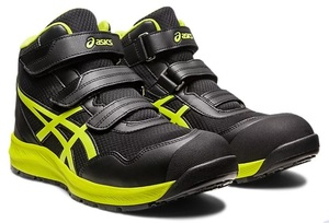 CP216-001　27.0ｃｍ　カラー（ブラック*ネオンライム）　アシックス安全靴　新品（税込）