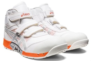 CP308AC-100 27.5cm color ( white * pure silver ) Asics safety shoes new goods ( tax included )