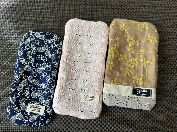 ハンドメイド ガーゼハンカチ 刺繍 セット売り