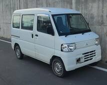 三菱　ミニキャブバン　平成25年　２年車検付き　5MT　５速ミッション　白_画像1