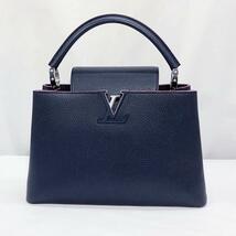 送料無料 中古 ルイヴィトン バッグ LOUIS VUITTON カプシーヌPM M43934 ハンドバッグ トリヨンレザー マリーヌルージュ 147264_画像1