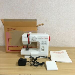 JANOME ジャノメ Sew D' Lite JA525 コンパクトミシン ミシン ハンドクラフト 手工芸 手芸 裁縫道具 フットペダル 通電確認済み 1 カ 6471