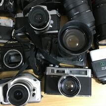 Canon キヤノン キャノン Nikon ニコン Yahica ヤシカ 一眼レフ カメラ レンズ フィルター ストロボ フィルムカメラ 大量まとめ 1 ス 4862_画像8