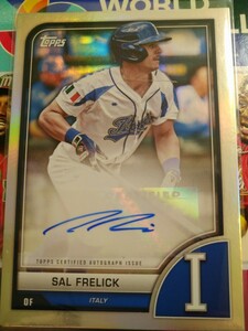 2023 Topps World Baseball Classic WBC SAL FRELICK サル・フレリック ノンシリアル 直筆サイン 