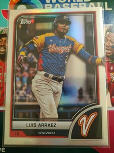 2023 Topps World Baseball Classic WBC LUIS ARRAEZ ルイス・アラエス ノンシリアル ベースカード