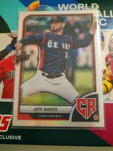 2023 Topps World Baseball Classic WBC JEFF BARTO ジェフ ・バート ノンシリアル ベースカード