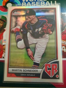 2023 Topps World Baseball Classic WBC MARTIN SCHNEIDER マーティン シュナイダー ノンシリアル ベースカード