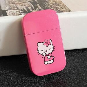 新品未使用zippo型ガスライター可愛いキティーちゃんデザインターボライター