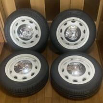 クリムソン　ミケロッティ ディーン 13インチ 5J +47 PCDマルチ 100 110 114.3 155/65R13 ミシュランエナジーセイバー4 4本セット 中古美品_画像1