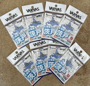 [新品] VARIVAS バリバス ワカサギ仕掛け ふわふわ玉 5本針 北海道 茨戸 1.5号 8枚セット #公魚工房 #グラファイトワークス #クリスティア 