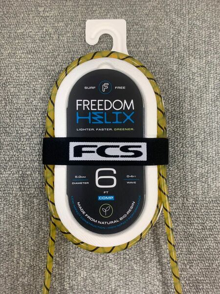 FCS FREEDOM HELIX LEASH - COMP マンゴー