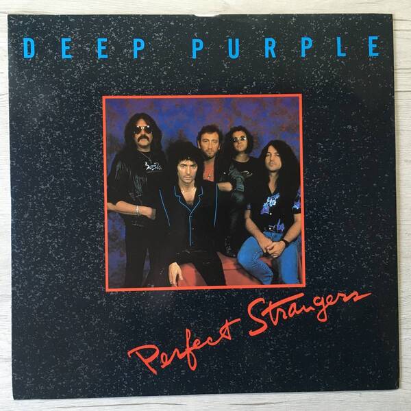 DEEP PURPLE PERFECT STRANGERS UK盤 ステッカーなし。RARE!!
