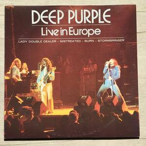 DEEP PURPLE LIVE IN EUROPE イタリア盤