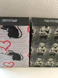 ベアブリック バンクシー BANKSY 2種セット ラブラット&RIOT COP 100%&400% BE@RBRICK