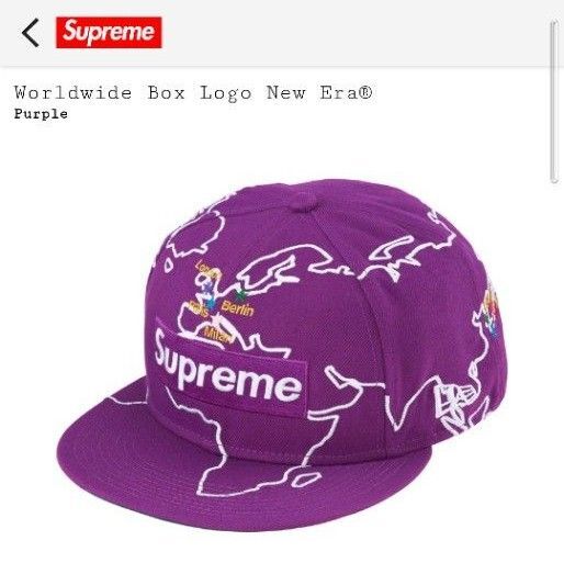supreme Worldwide Box Logo New Era