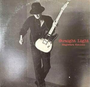  Hagiwara Ken'ichi /Straight Light MOON Record * Pro motion sampler shining record surface LP KENICHI HAGIWARA