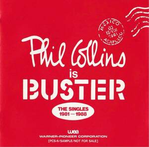 Phil Collins Buster 1981-88★未発売プロモーションサンプラーCD フィル・コリンズ・バスター