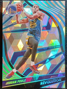 【3/50】2021-22 Panini Revolution Basketball Jordan Poole NBA Cubic ジャージナンバー Warriors