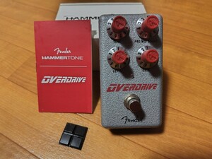 フェンダー Fender Hammertone オーバードライブ ギターエフェクター エレキギター Overdrive コンパクトエフェクター 赤 動作確認 歪み系