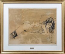 ジャン・ジャンセン『オノリーヌ（裸婦）』リトグラフ 版画 本人 鉛筆 サイン110部限定_画像2