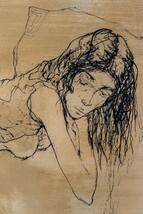 ジャン・ジャンセン『オノリーヌ（裸婦）』リトグラフ 版画 本人 鉛筆 サイン110部限定_画像3