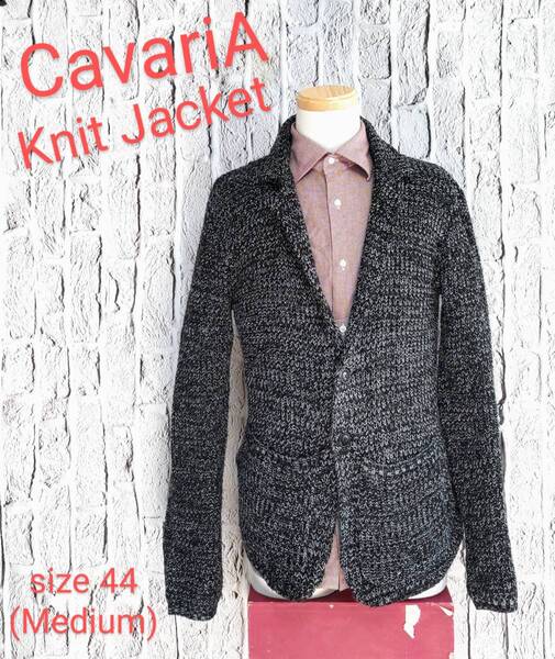 ★送料無料★ CavariA キャバリア ニットジャケット カーディガン size 44 Medium