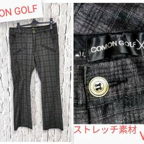 ★送料無料★ COMON GOLF ストレッチパンツ コモンゴルフ ウェア メンズ ゴルフウェア ブラック W32