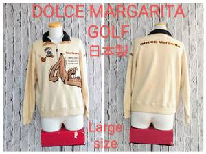 ★送料無料★ DOLCE MARGARITA GOLF ニット ドルチェマルガリータ ゴルフウェア ニットセーター Large