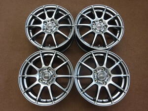 A-44　A-TECH SCHNEIDER　16×6.5J ET53 PCD114.3 5H 4本　人気のデザイン　Racing　sports　ミニバン　等に是非　！