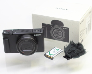 Y/SONY VLOGCAM ZV-1M2/レンズ一体型デジタルカメラ/有効約2010万画素「Exmor RS」/箱 付属品有/使用短期間 中古品/2023年9月末購入