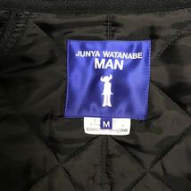 【JUNYA WATANABE MAN ジュンヤ ワタナベ】WJ-J003 エステルナイロンタフタキルティング×メキシカンサラペ ジャケット M コットン 2401oki_画像4